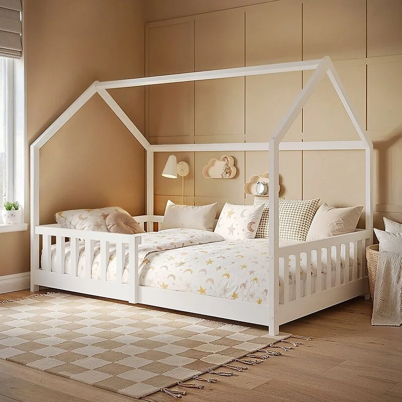 Flair Explorer Playhouse Small Double Bed White