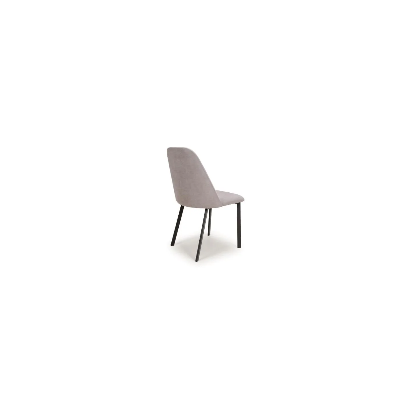 Linden Linen Effect Light Grey Dining Chair (2 Pack) image 3