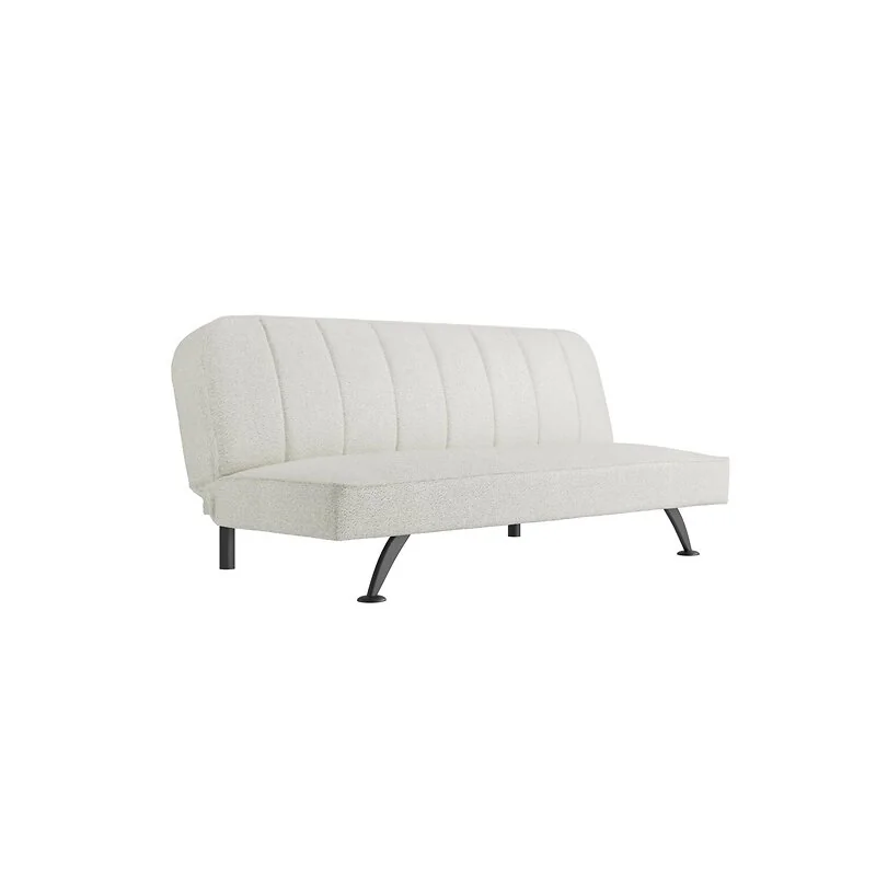 LPD Burlington Sofa Bed Ivory Boucle / Matte Black image 2