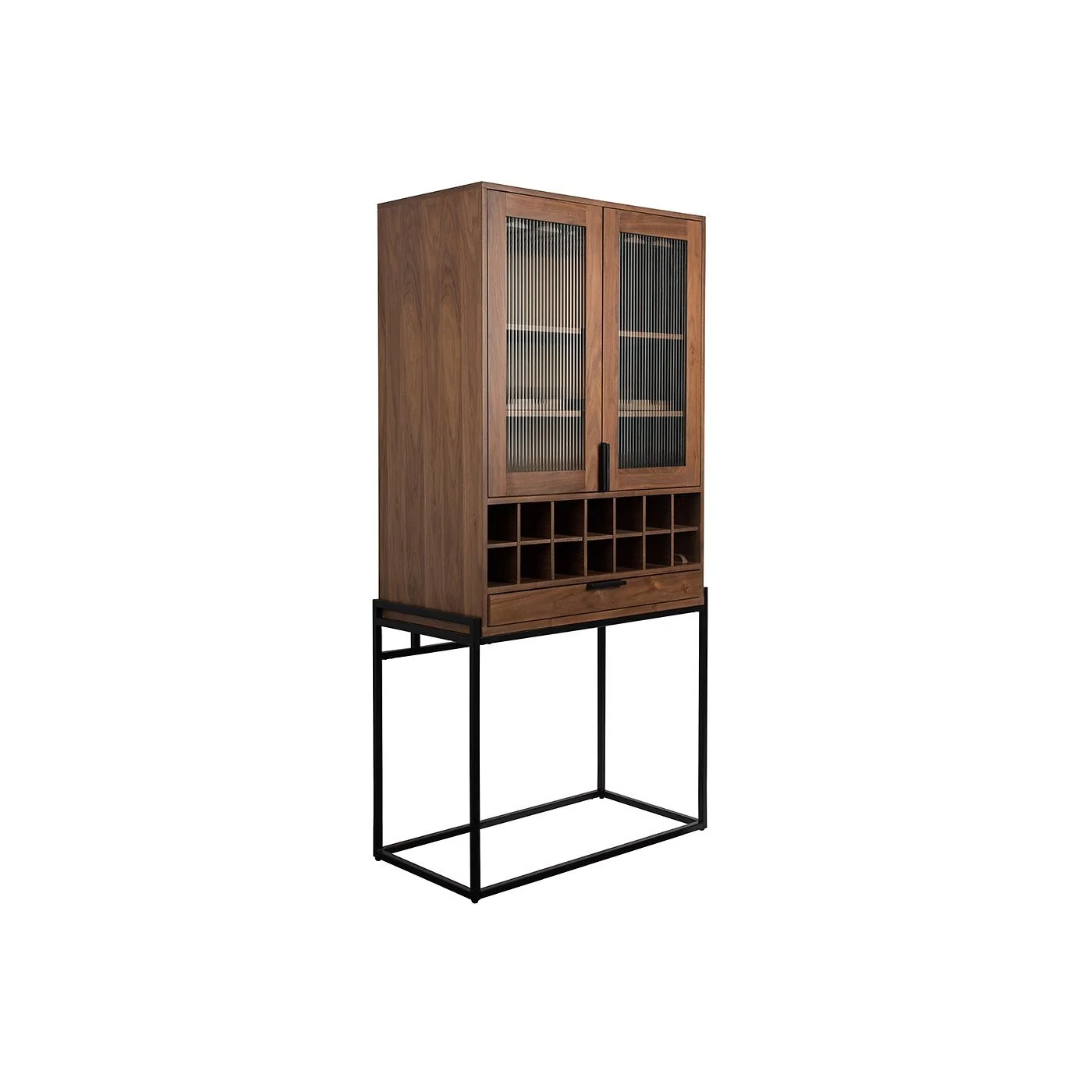 Zuiver Travis Drinks Cabinet in Walnut Veneer image 3