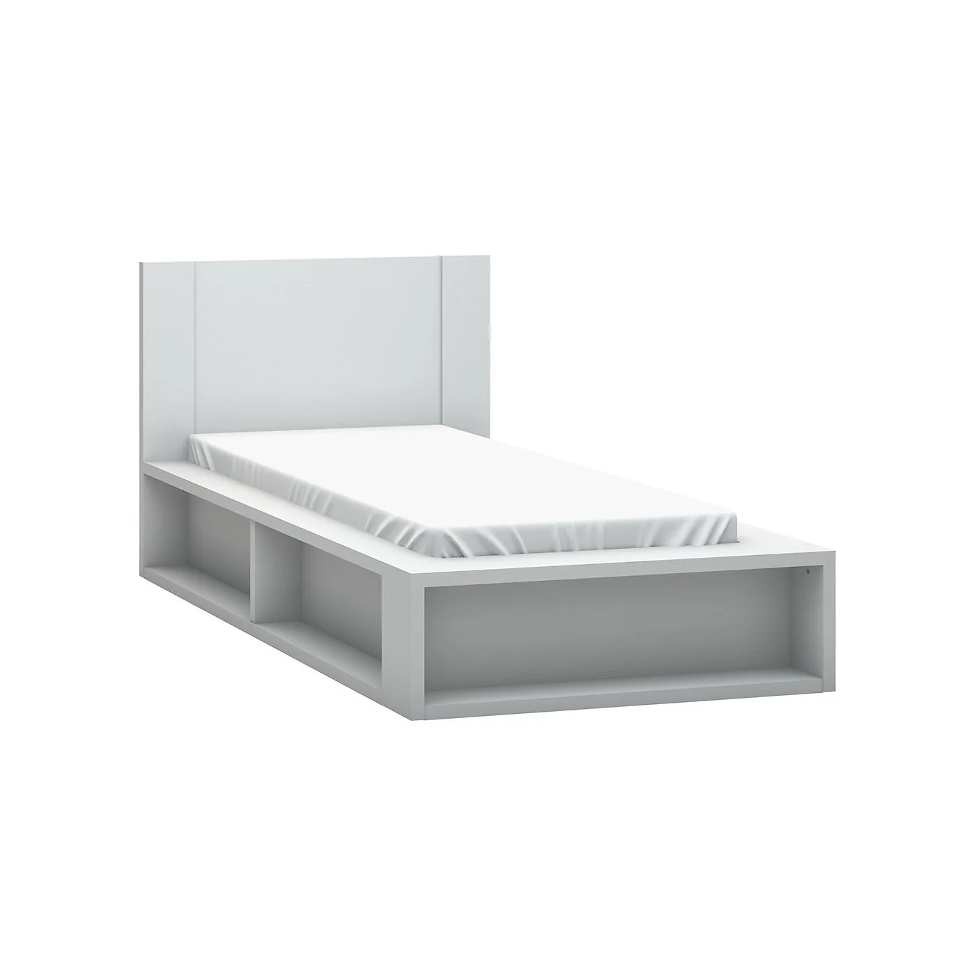 Vox 4 You Bed with Storage Shelves in White image 6