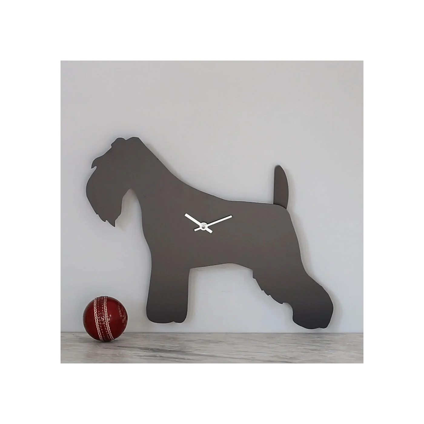 Wagging Tail Miniature Schnauzer Clock image 2