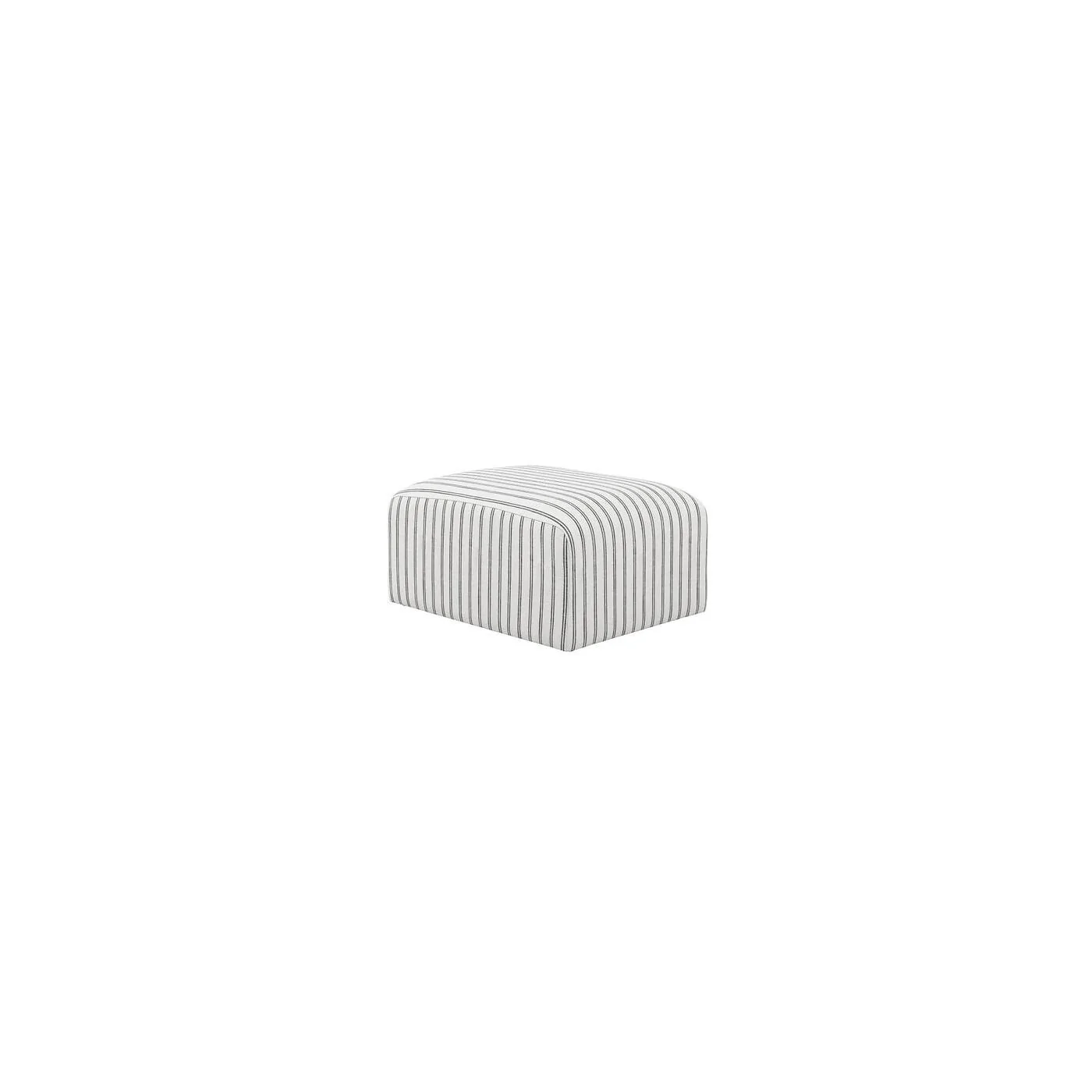LPD Ryder Chalk Stripe Pouffe
