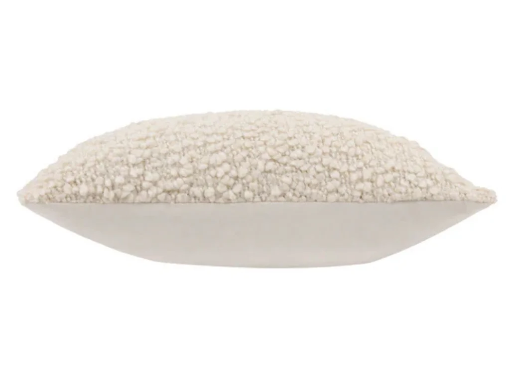 Yard Ulsmere bouclé cushion in Ecru with polyester filling