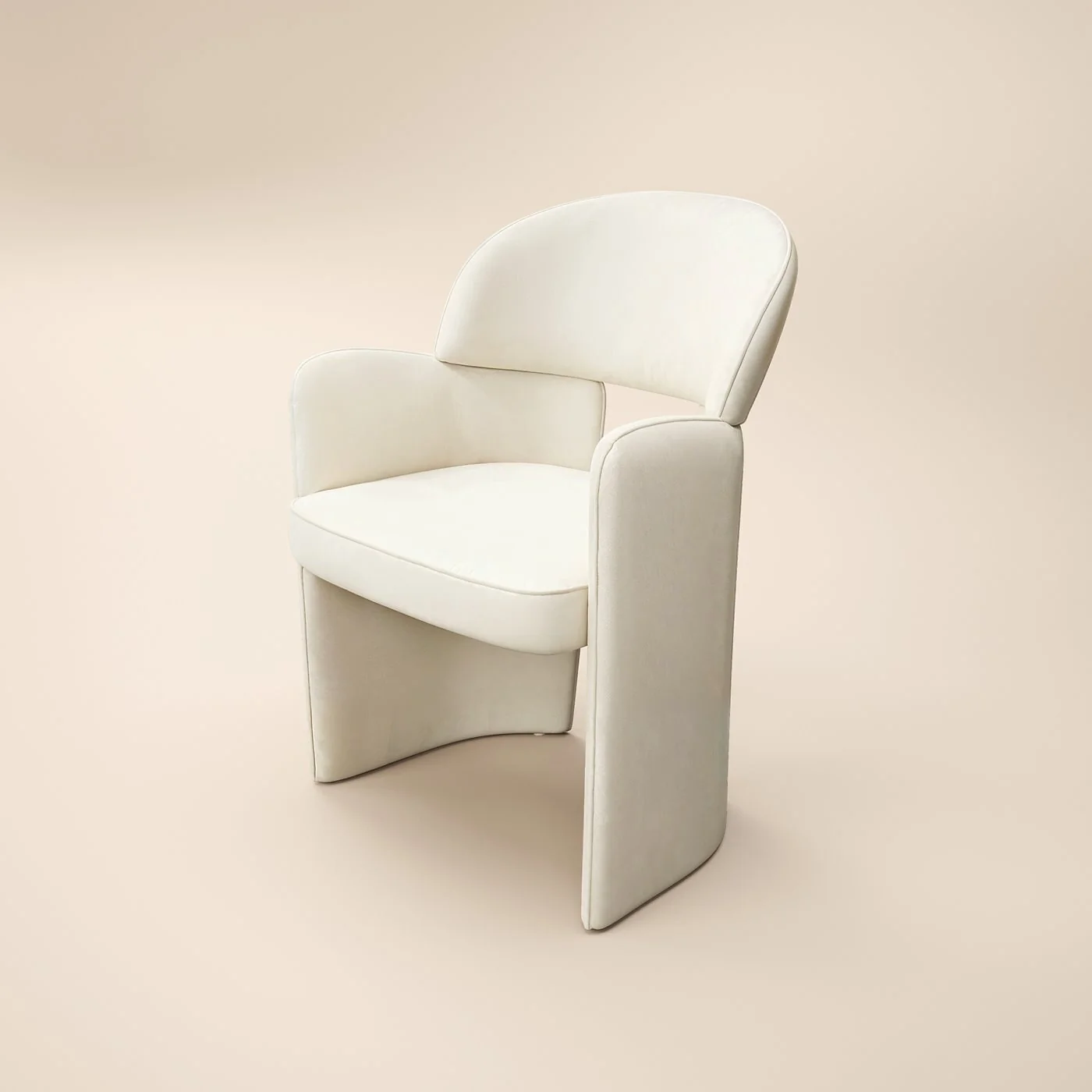 SOLACE+CO Elin & Estella Round Dining Table with 4 Chairs Beige image 8
