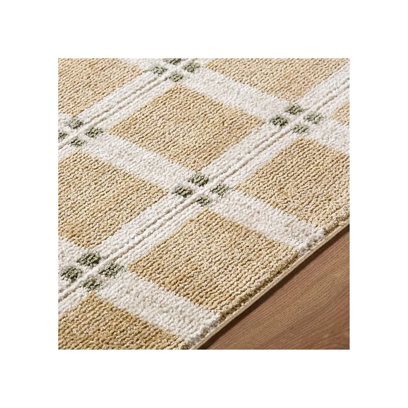 Livabliss La Luna  Rug Light Grey Off-White Olive & Tan Polypropylene image 3