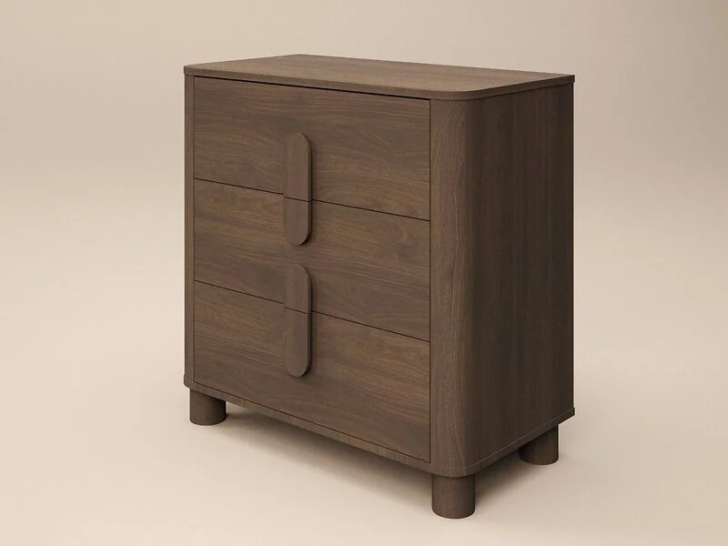 SOLACE+CO Remington 3 Drawer Chest of Drawers – view 8