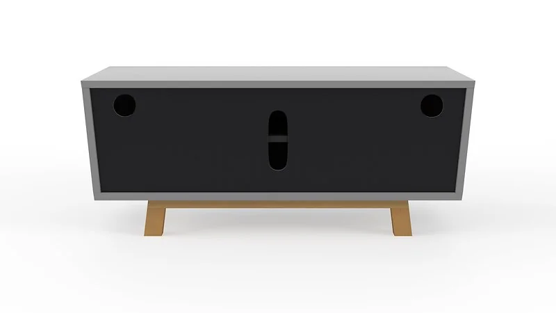 Dorel Florence TV Stand in Grey and Oak view 4