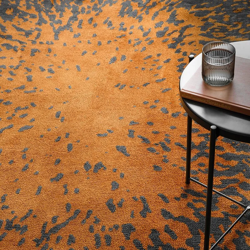 Asiatic London Wilder Splash Spice Orange Animal Print Rug image 3