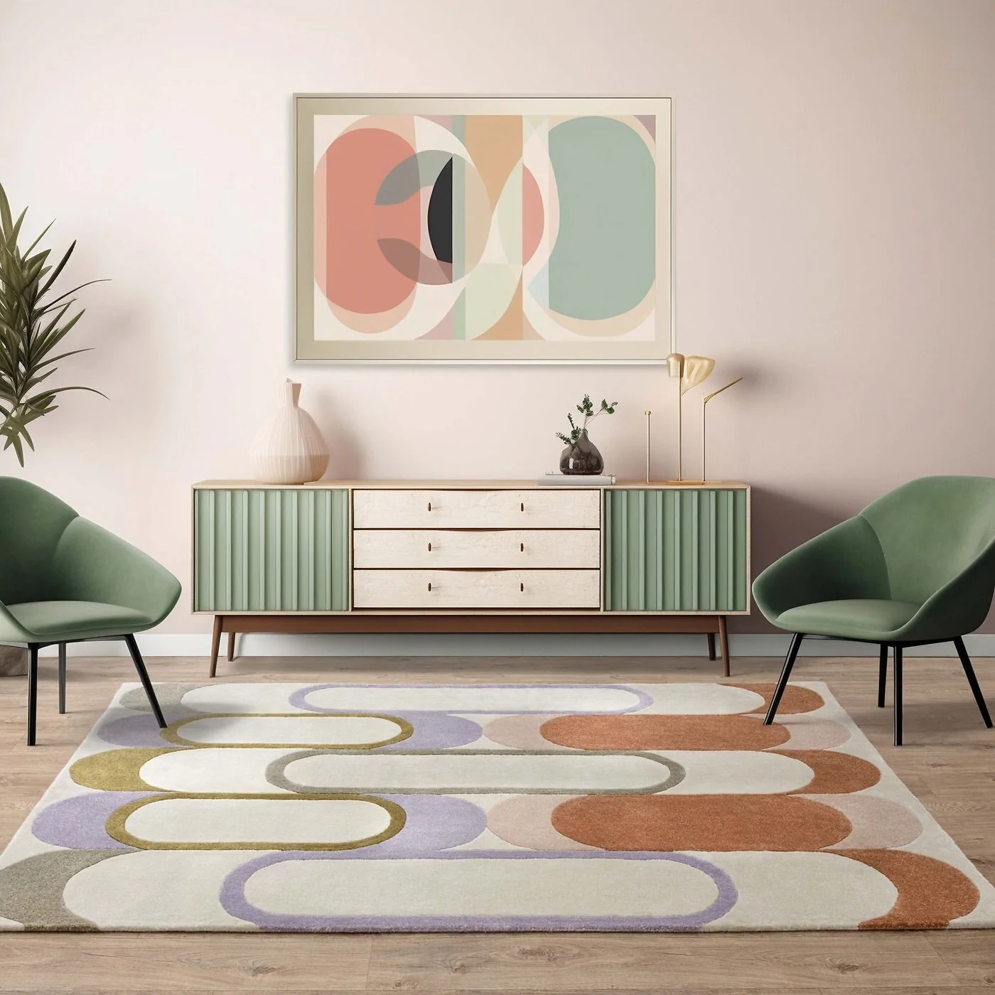 Asiatic London Romy 09 Module Pastel Rug image 2