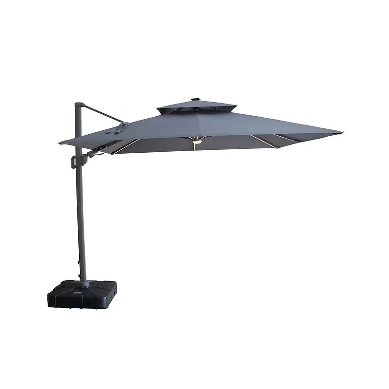 Apollo LED 3m x 3m Square Rotating Cantilever Parasol image 3