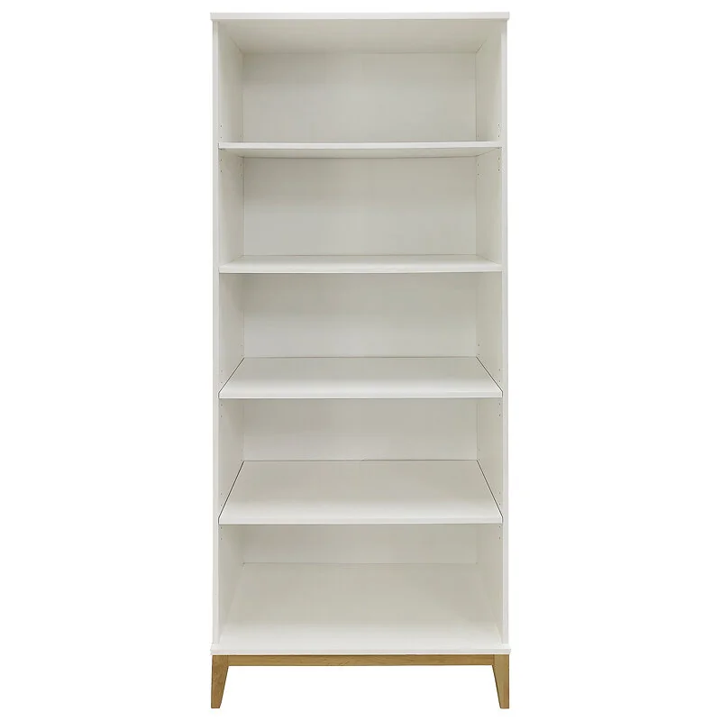 Dorel Pelle Bookcase 4SH WhiteWotan Oak view 3