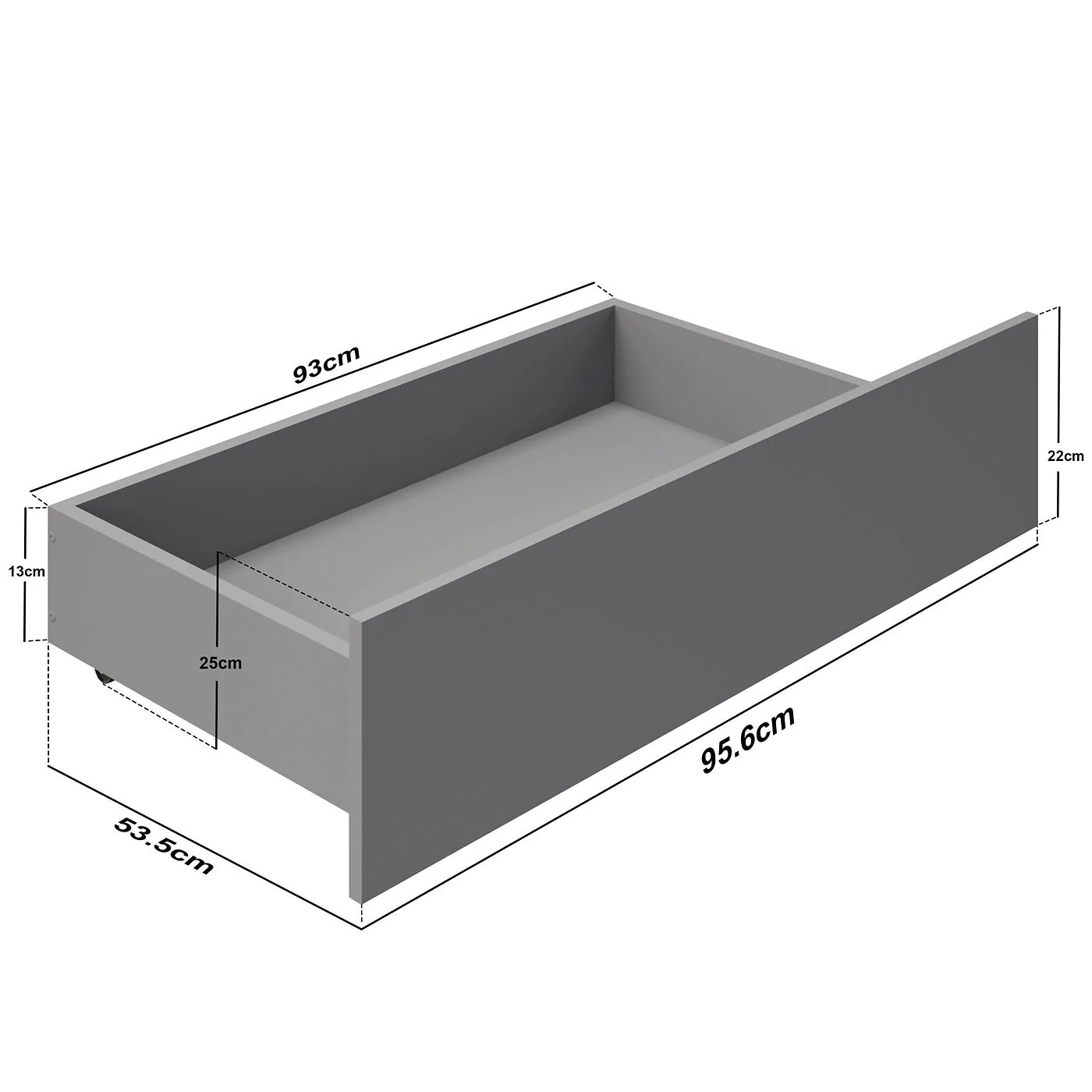 Flair Wizard Small Double Grey Bed Frame image 9