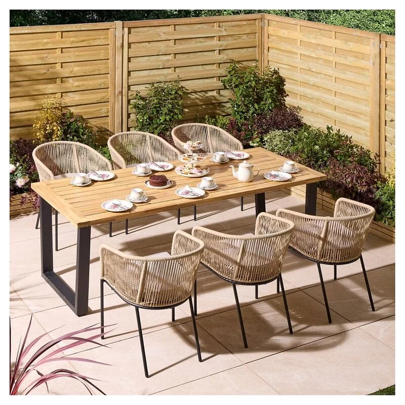 Rowlinson Oslo 6 Seat Dining Set image 9