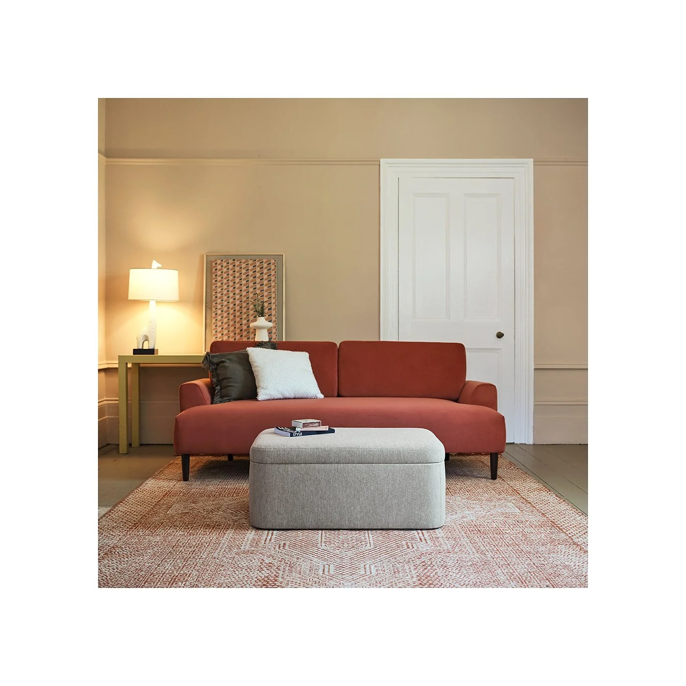 Swyft Sofa in a Box Model 05 Velvet 3 Seater Sofa