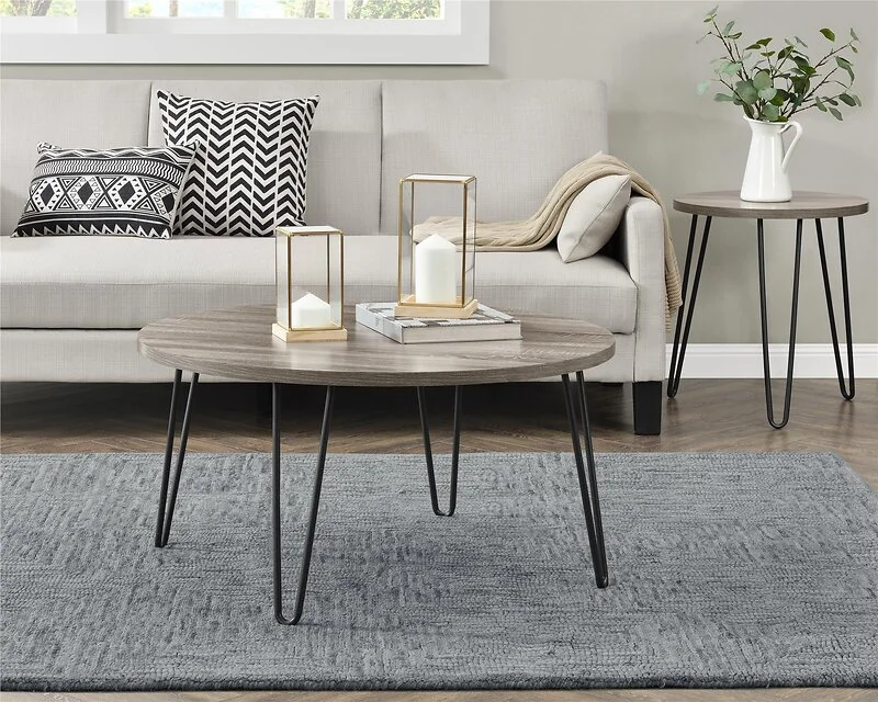 Dorel Owen Coffee Table Grey Oak Look (3615307COMUK)