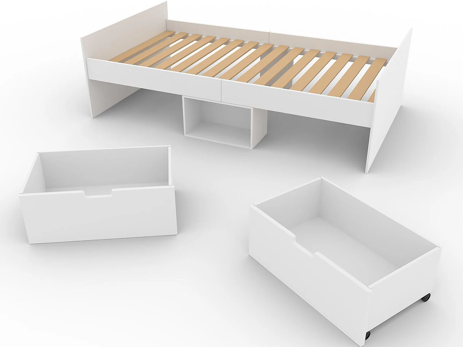 Kidsaw Kudl Flash Single 3ft Cabin Bed White – view 7