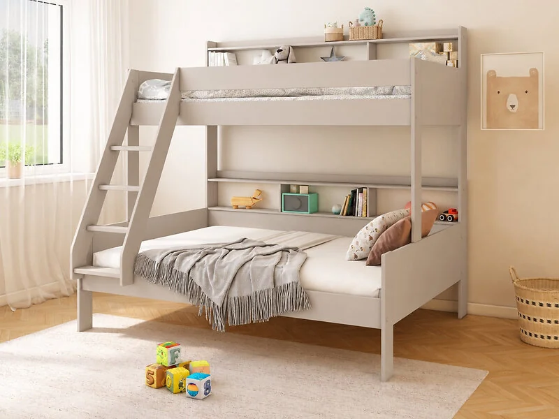 Kids Avenue Haven 1 Single Over Double Family Bunk Bed with Storage – view 2