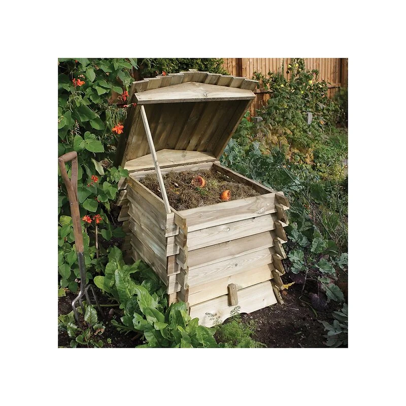 Rowlinson Beehive Composter in Natural Timber