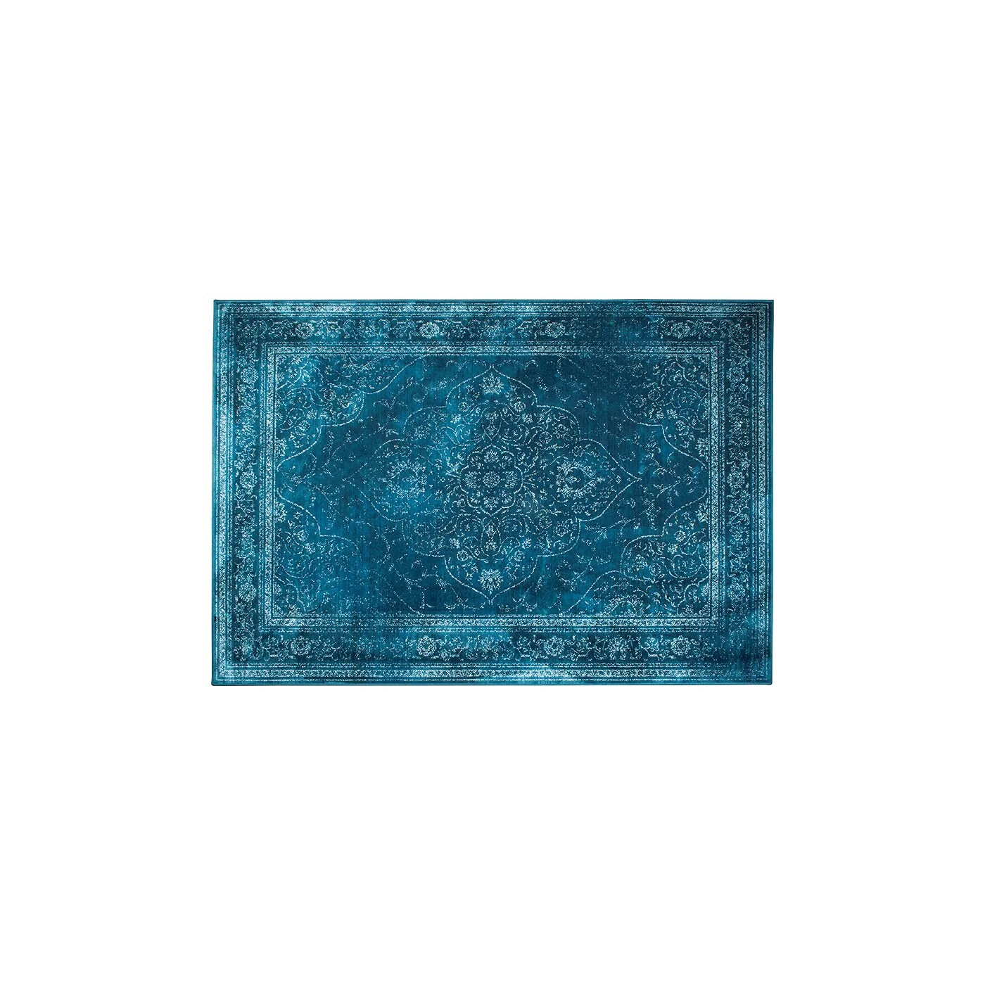 Dutchbone Rugged Persian Style Carpet in Ocean - Large