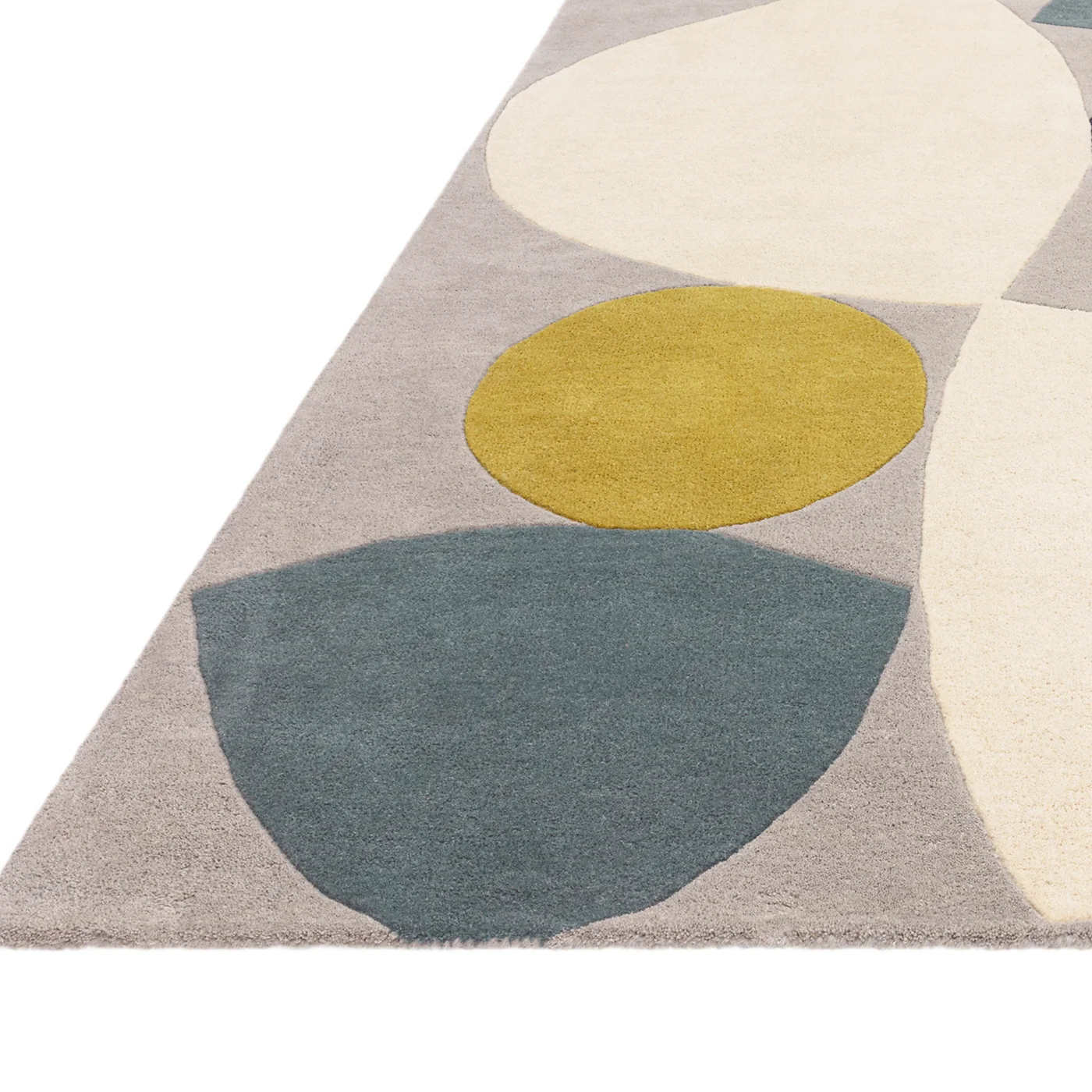 Asiatic London Reef Mid Century Teal Abstract Wool Rug RF25 image 4