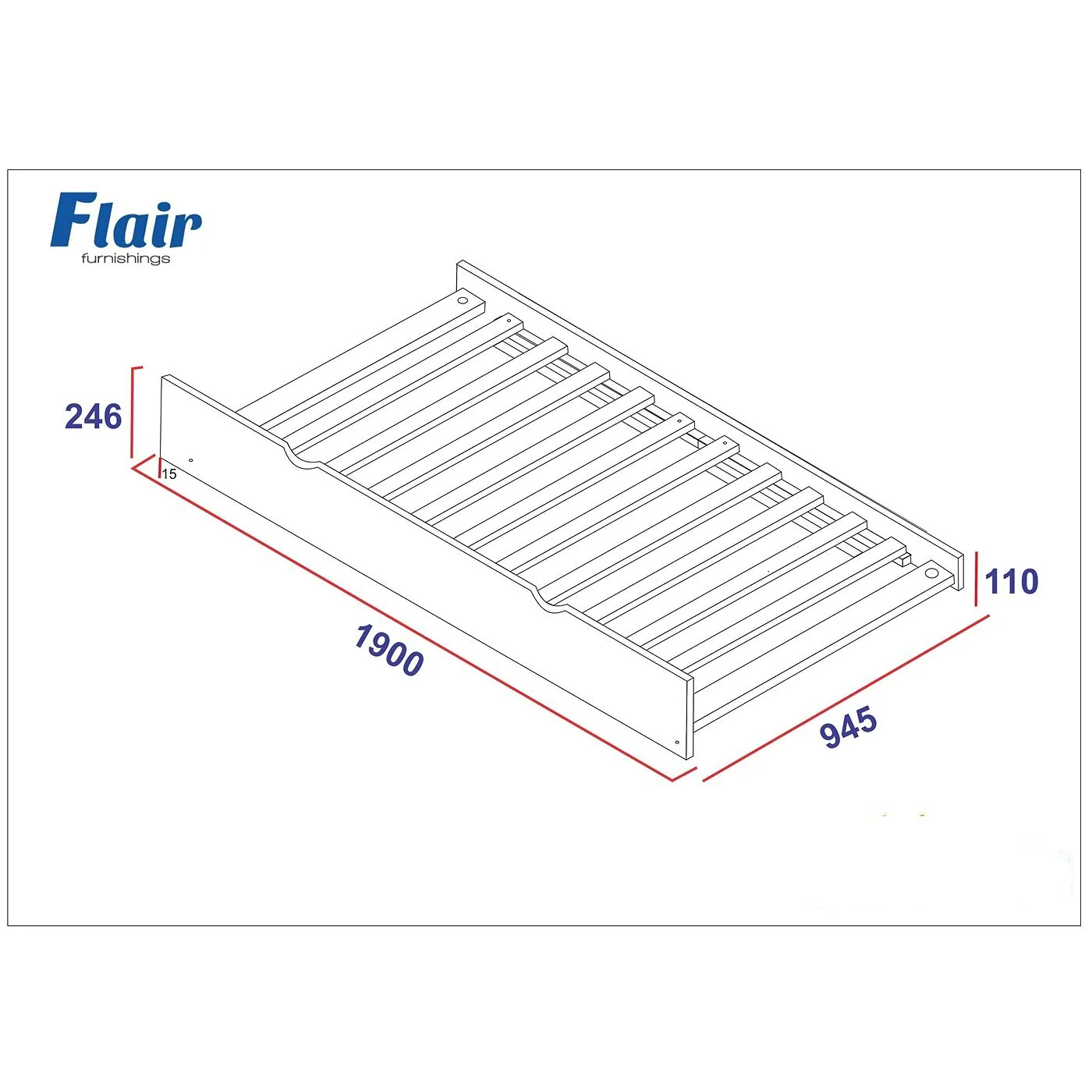Flair Atlanta Bunk Bed White image 9