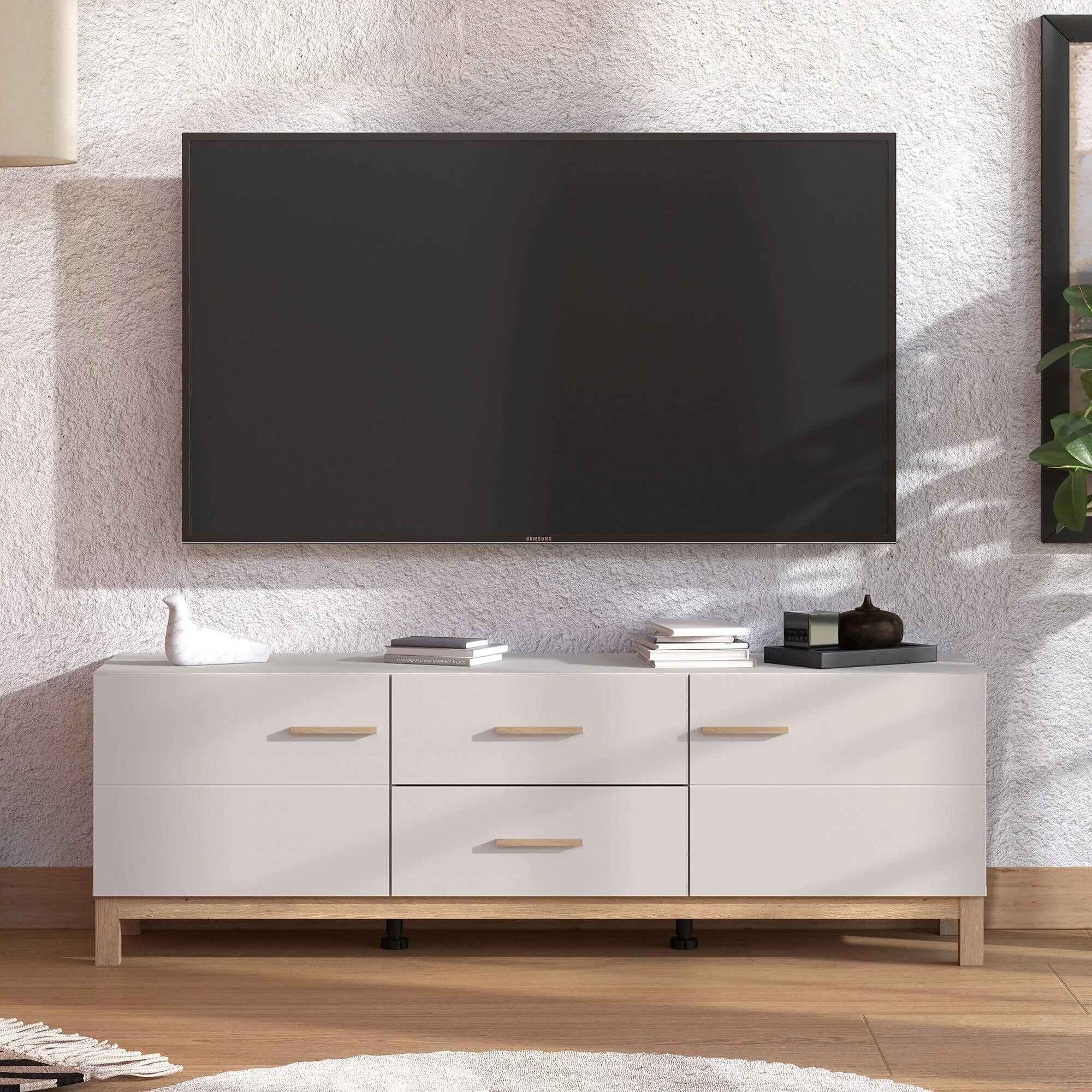 Dorel ESSEX TV Shelf Cashmere