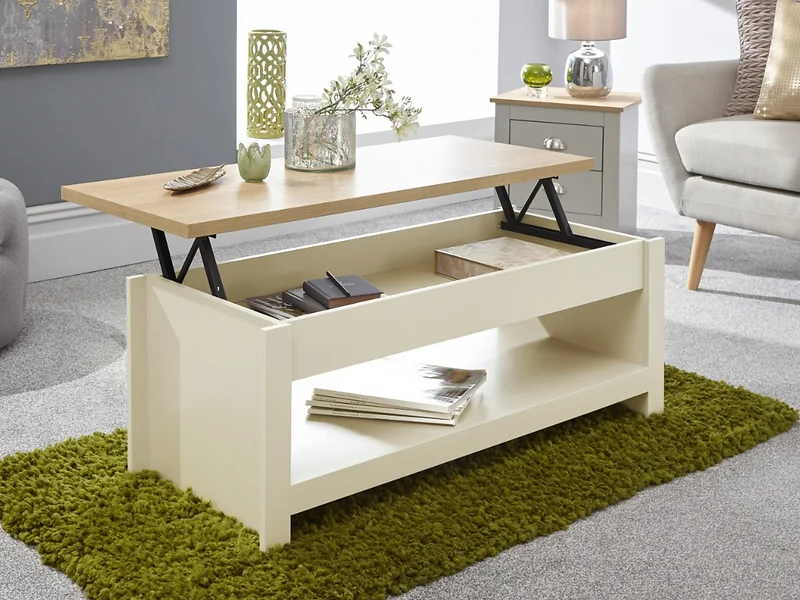 GFW Lancaster Lift Top Coffee Table with Storage