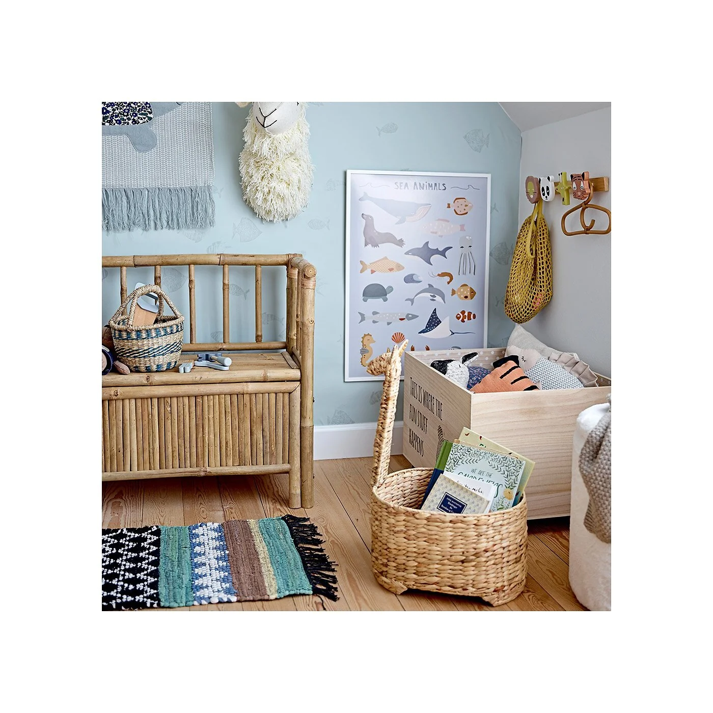 Bloomingville Dinne Giraffe Storage Basket image 4