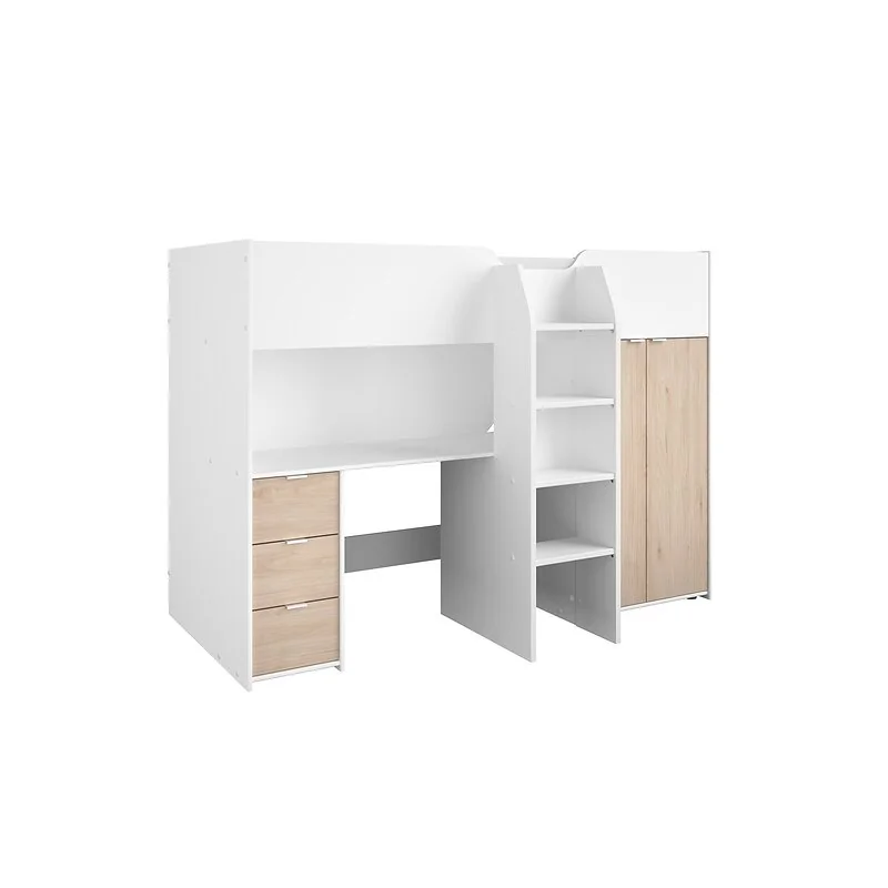 Parisot Tom Junior Mid Sleeper Bed with Desk and Wardrobe image 3