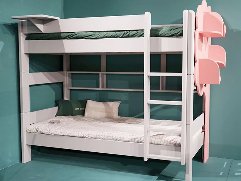 Mathy By Bols Dominique bunk bed with tree bookcase