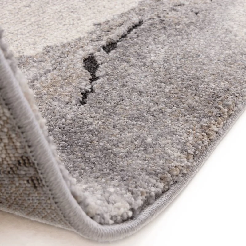 Asiatic London Mirage Oasis Grey Abstract Shaggy Pile Rug image 6