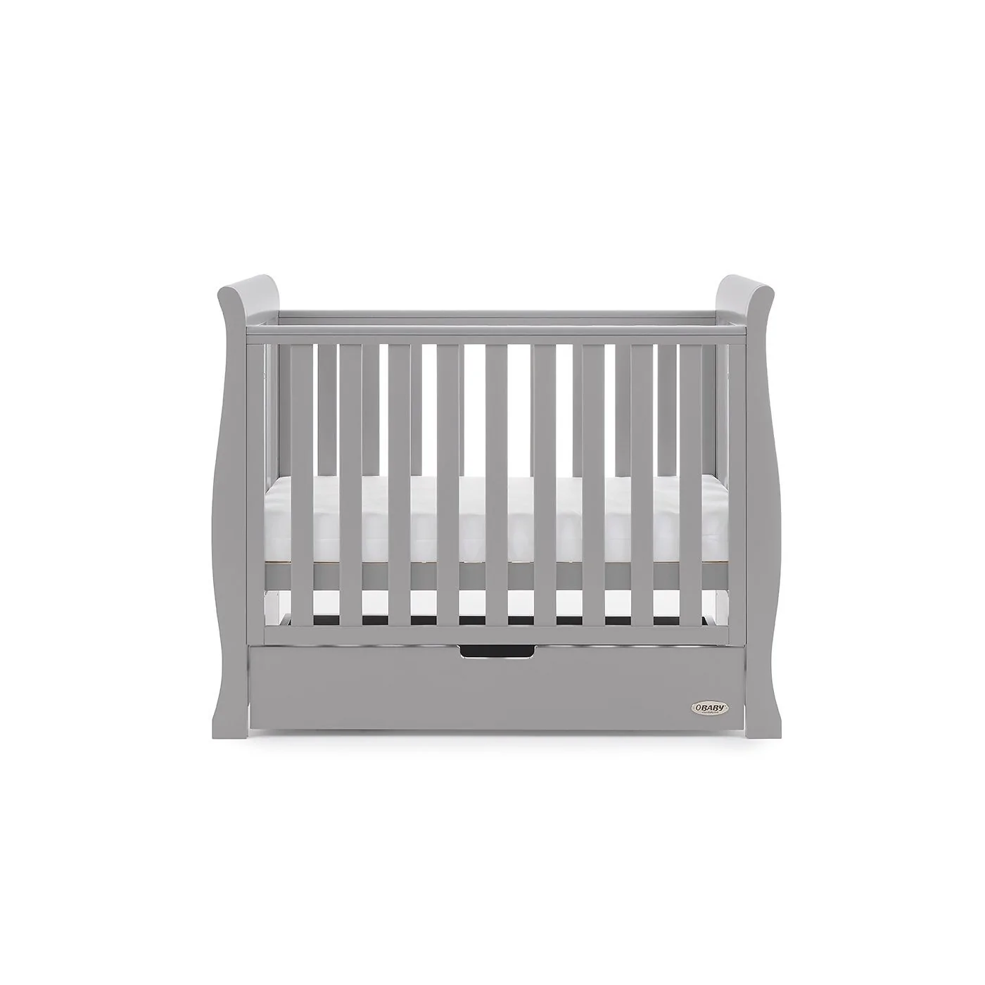 Obaby Stamford Space Saver Cot in Warm Grey image 4