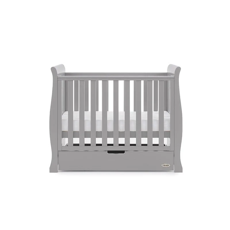 Obaby Stamford Space Saver Cot in Warm Grey image 4