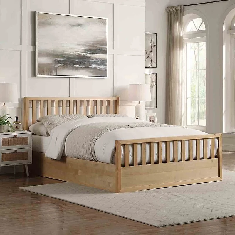 Flintshire Furniture Alyn Oak Wooden Ottoman Bed