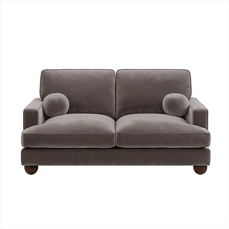SOLACE+CO Addison 2 Seater Mocha Velvet Sofa image 4