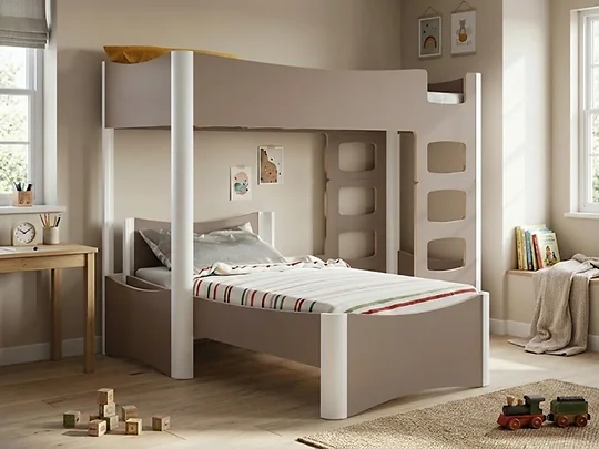 Mathy By Bols Fusion High Sleeper Bed with Reversible Ladder