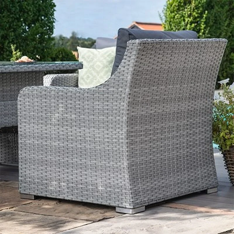 Maze Rattan Ascot 3-Seat Sofa Dining Set with Rising Table image 6