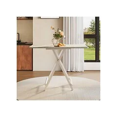 Living & Home Folding Wooden Dining Table 60x100cm