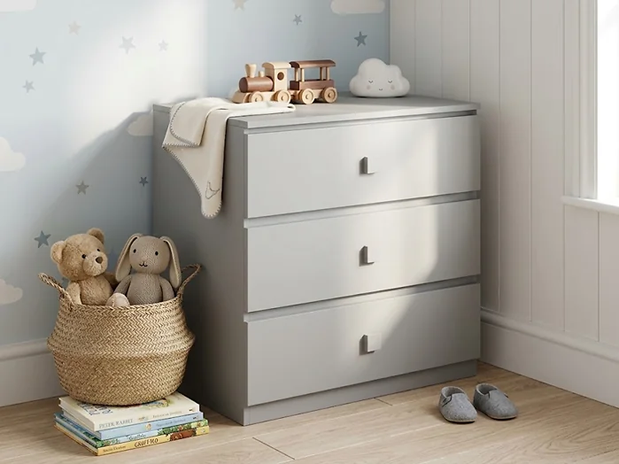 Kidsaw KudI 3 Drawer Storage Chest for Kudl Coast Mid Sleeper – view 2