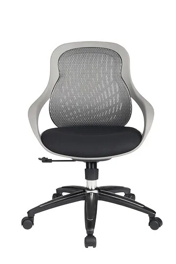 Dorel Croft Mesh Office Chair with Wheels in Grey