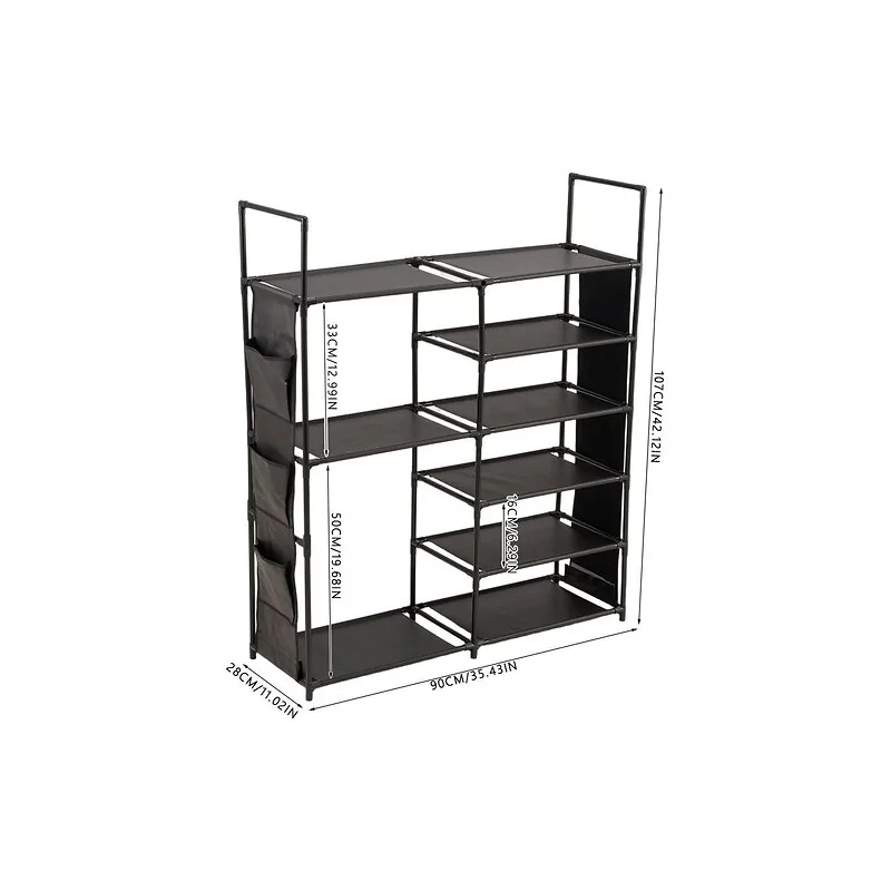 Living & Home 7-Tier Shoe Rack for Entryway image 8