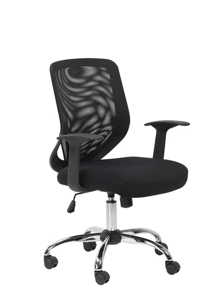 Dorel Atlanta Mesh Office Chair with Wheels in Back