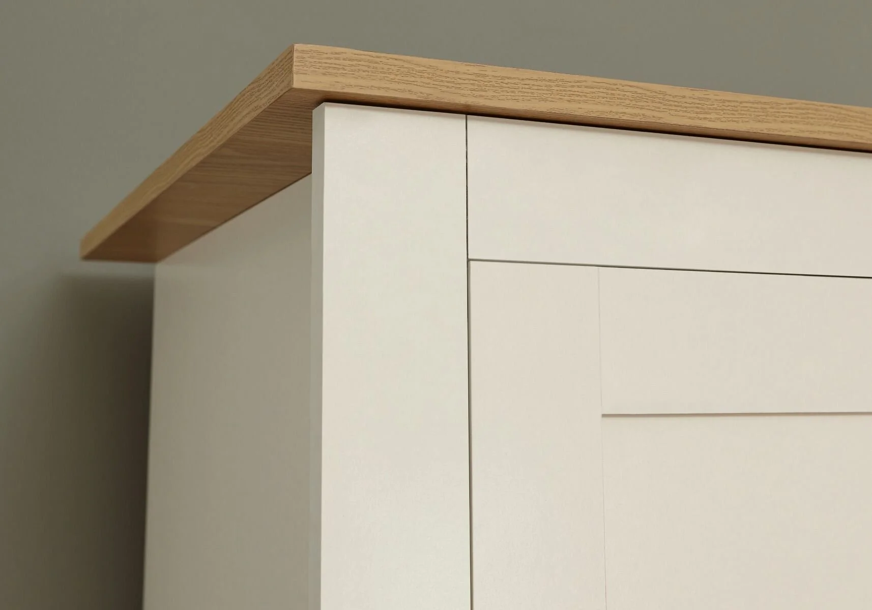 traditional wardrobe with drawers and hanging space