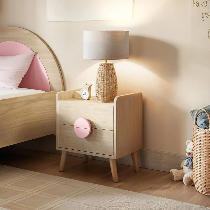 Flair Noah 2 Drawer Bedside Table