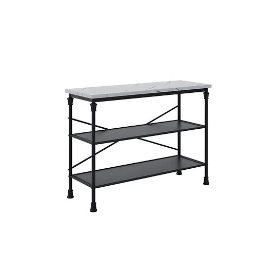 LPD Fairmont Marble Effect Kitchen Island