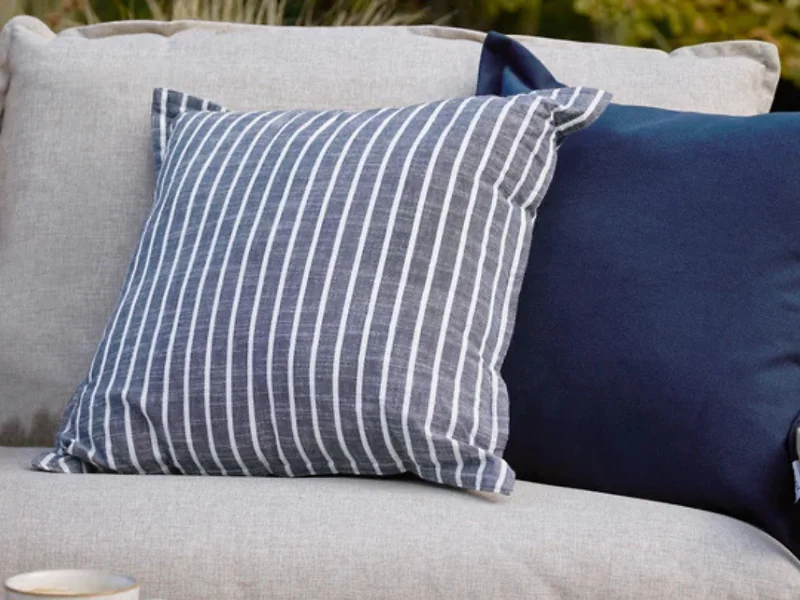 Yard Hessle Stripe Outdoor Cushion 45 x 45cm