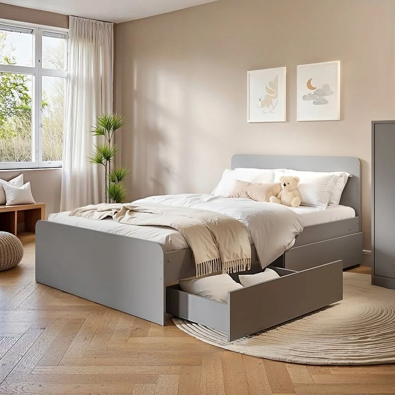 Flair Wizard Small Double Grey Bed Frame image 2