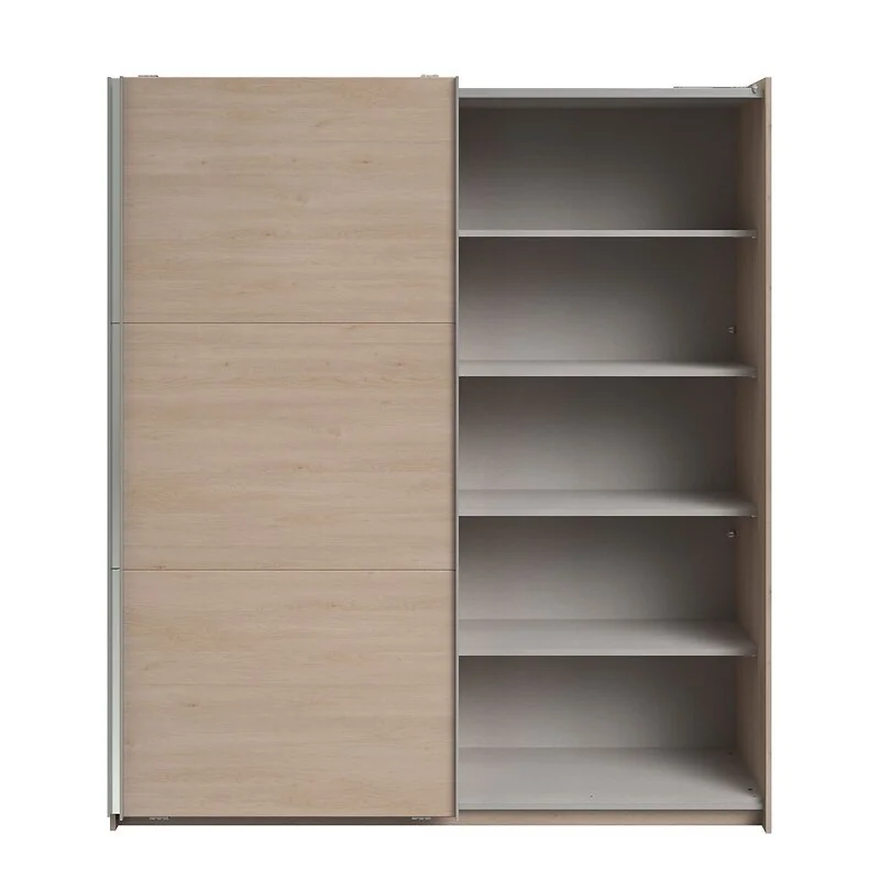 Parisot Swing Sliding Mirror Wardrobe with Shelves image 6