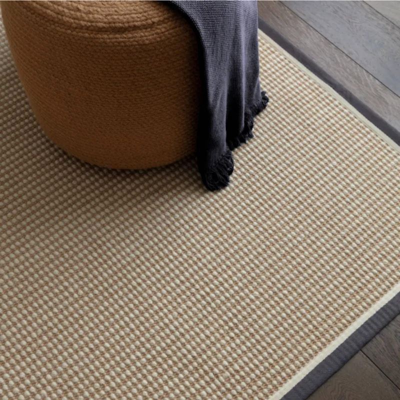 Asiatic London Korra Loop Slate Cream Wool Jute Rug image 4